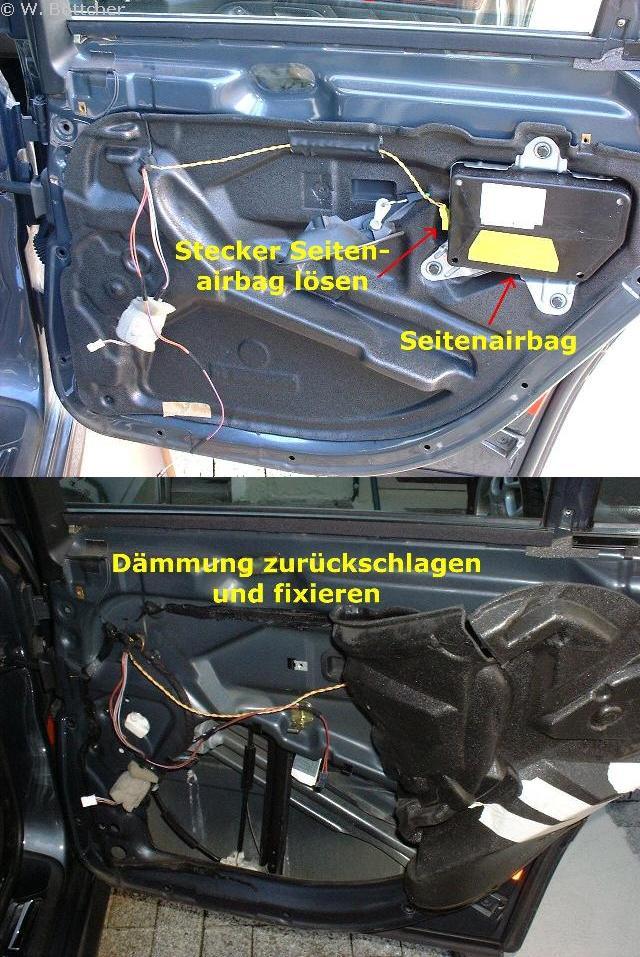 Elektrischer Fensterheber hinter Links Leiter Fahrer BMW Serie 3